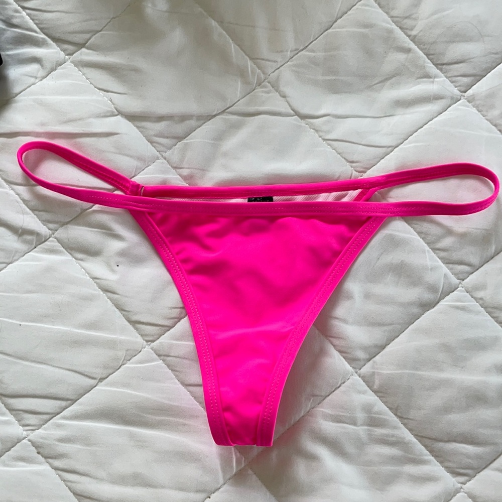 BoutineLA hot pink bikini bottom